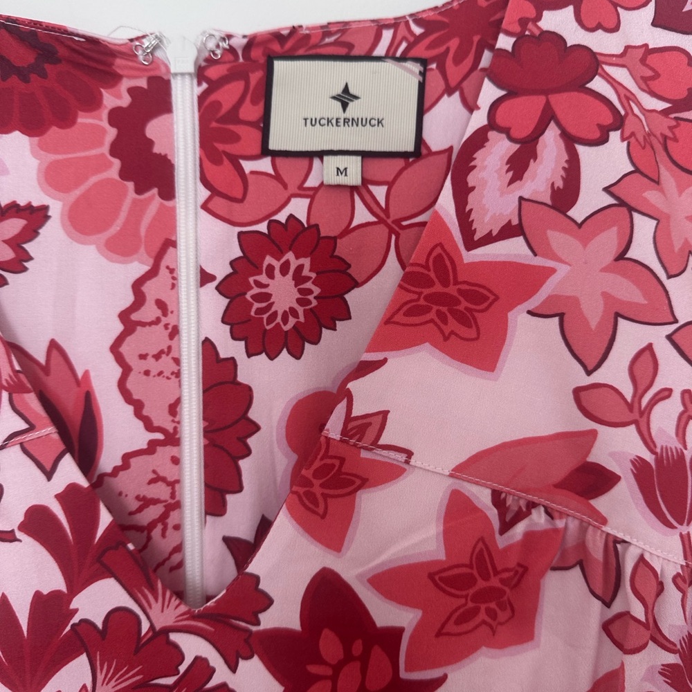 Tuckernuck Red and White Tiered Maxi Sundress - Picture 12 of 13